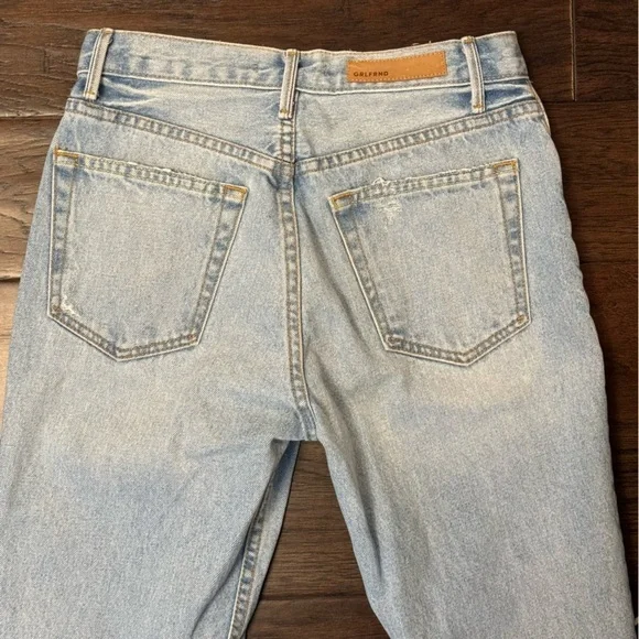 GRLFRND Karolina Straight Leg Ripped Jeans - Women’s 26 - Picture 5 of 5